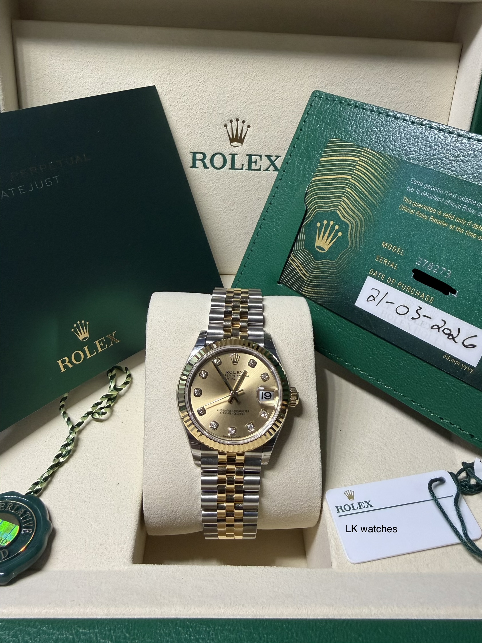 Rolex Datejust 31 278274